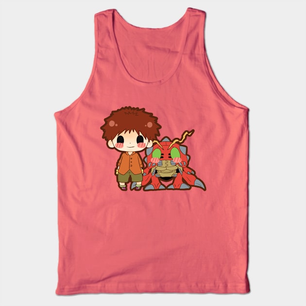 izzy & tentomon Tank Top by Potaaties